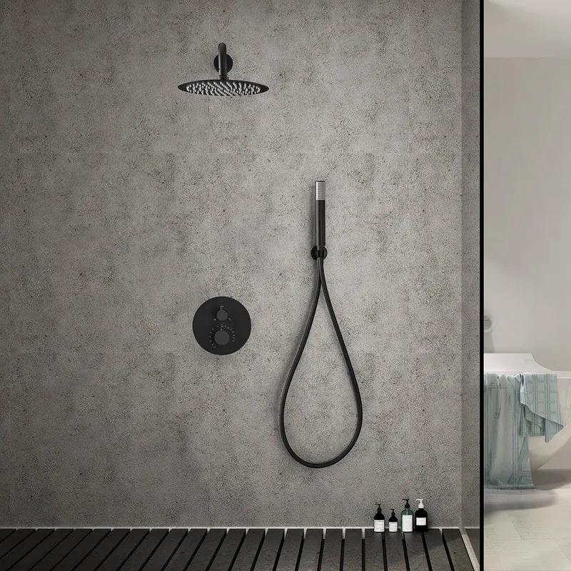 Conjunto Ducha Termostático Empotrado Line GTD038 de Imex — TURN CLEAN SYSTEM en 7 Acabados