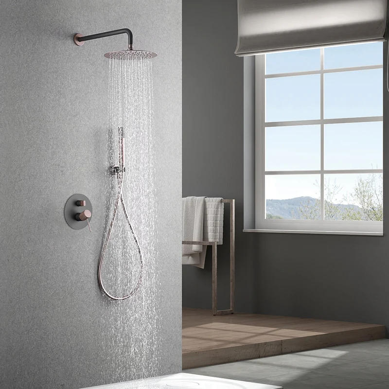 Conjunto de Ducha Empotrado Line GPD038 de Imex — Monomando en 7 Acabados Premium