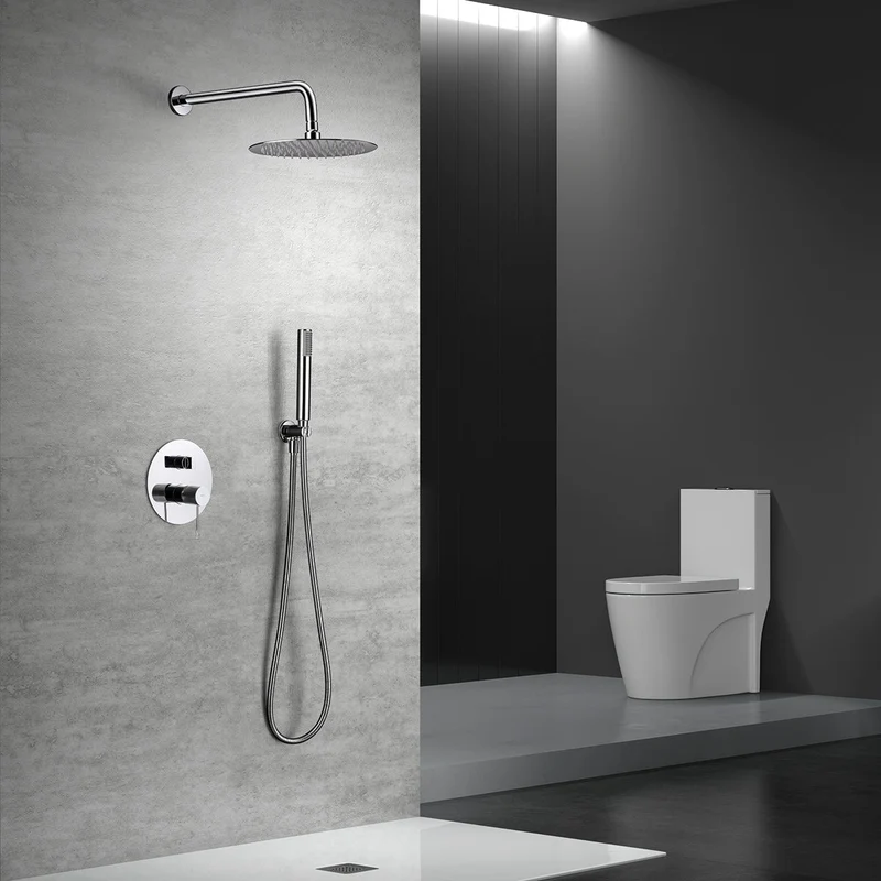 Conjunto de Ducha Empotrado Line GPD038 de Imex — Monomando en 7 Acabados Premium