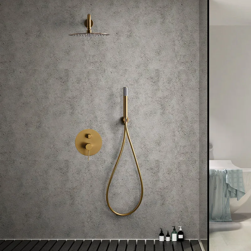Conjunto de Ducha Empotrado Line GPD038 de Imex — Monomando en 7 Acabados Premium