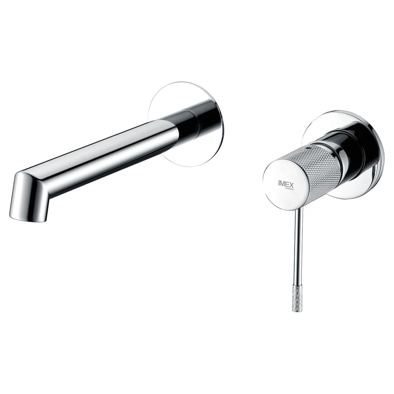 Grifo de Lavabo Empotrado Monomando LINE Gld038 de Imex — Minimalismo Directo a Pared