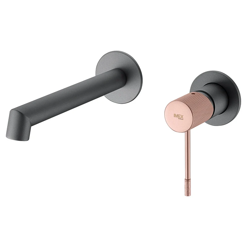 Grifo de Lavabo Empotrado Monomando LINE Gld038 de Imex — Minimalismo Directo a Pared