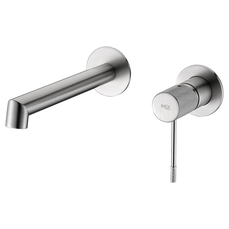 Grifo de Lavabo Empotrado Monomando LINE Gld038 de Imex — Minimalismo Directo a Pared