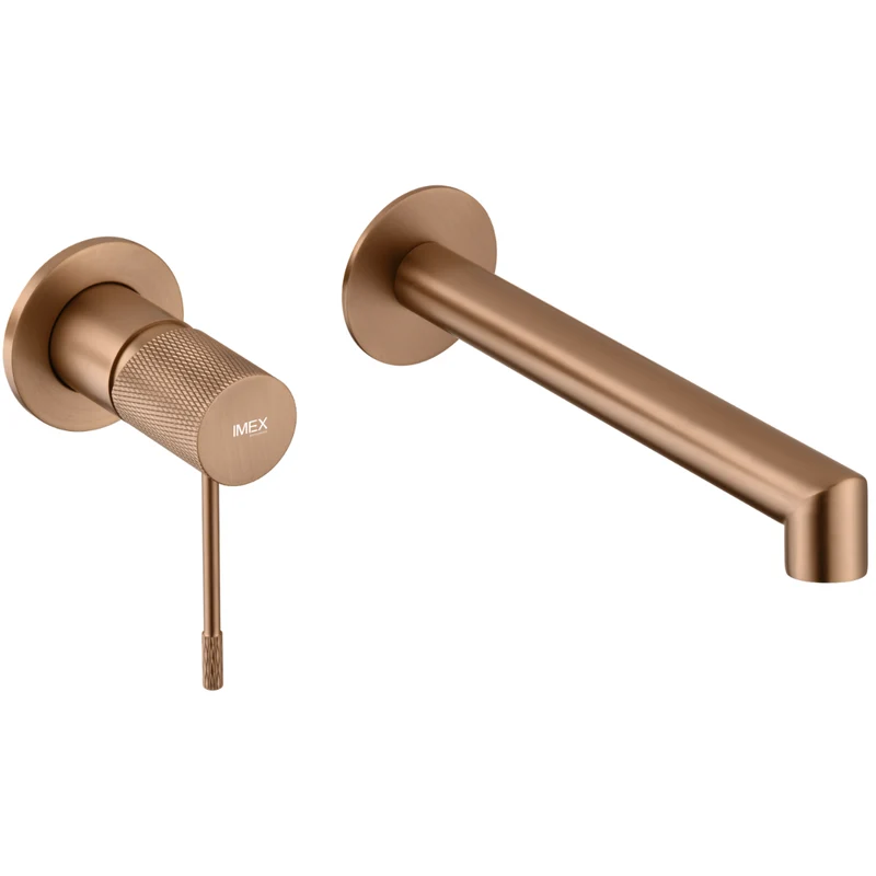 Grifo de Lavabo Empotrado Monomando LINE Gld038 de Imex — Minimalismo Directo a Pared