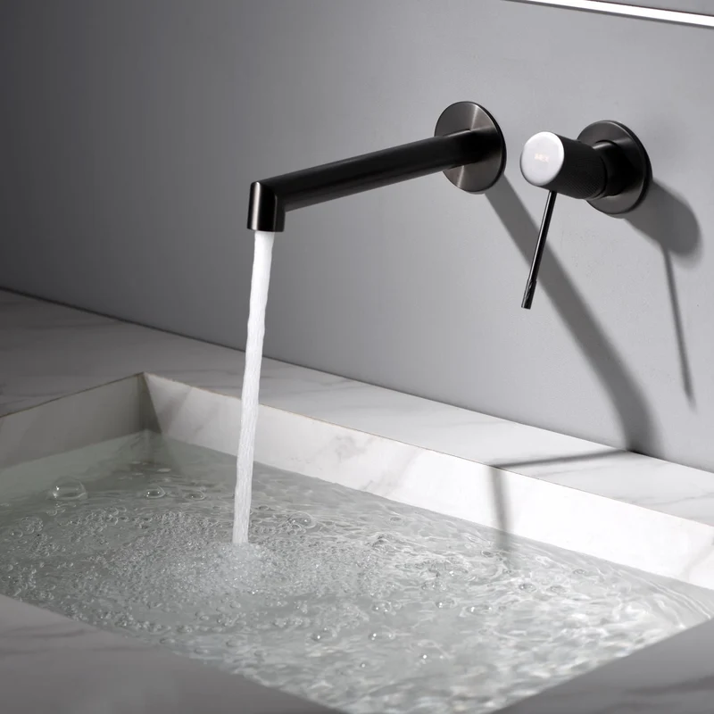 Grifo de Lavabo Empotrado Monomando LINE Gld038 de Imex — Minimalismo Directo a Pared