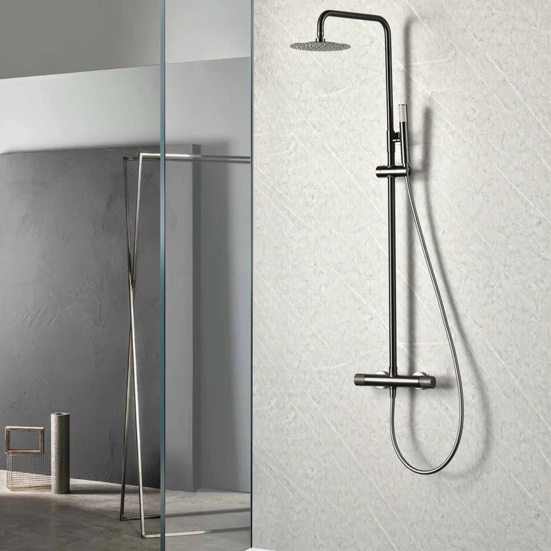 Columna de Ducha Termostática LINE Bdd038 de Imex — Control Térmico y Durabilidad