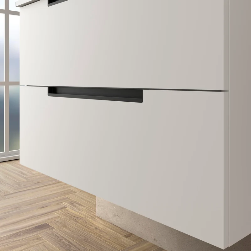 Mueble de Baño LENI de Salgar con Lavabo Integrado. 4 acabados de 60 a 160 cm