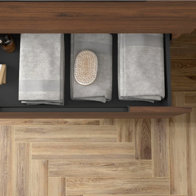 Mueble de Baño LENI de Salgar con Lavabo Integrado. 4 acabados de 60 a 160 cm