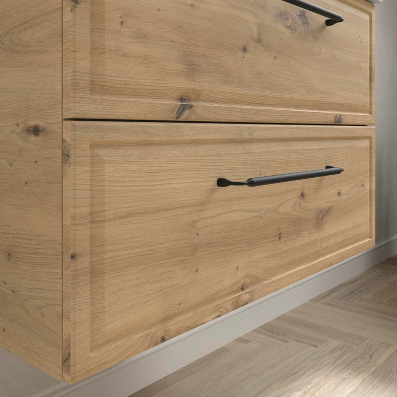 Mueble de Baño RUNA de Salgar con Lavabo Integrado. 4 Acabados, de 60 a 160 cm