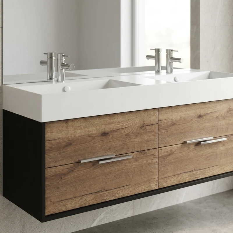 Mueble de Baño VIVIENNE de Jacob Delafon, 4 Cajones, 140 cm