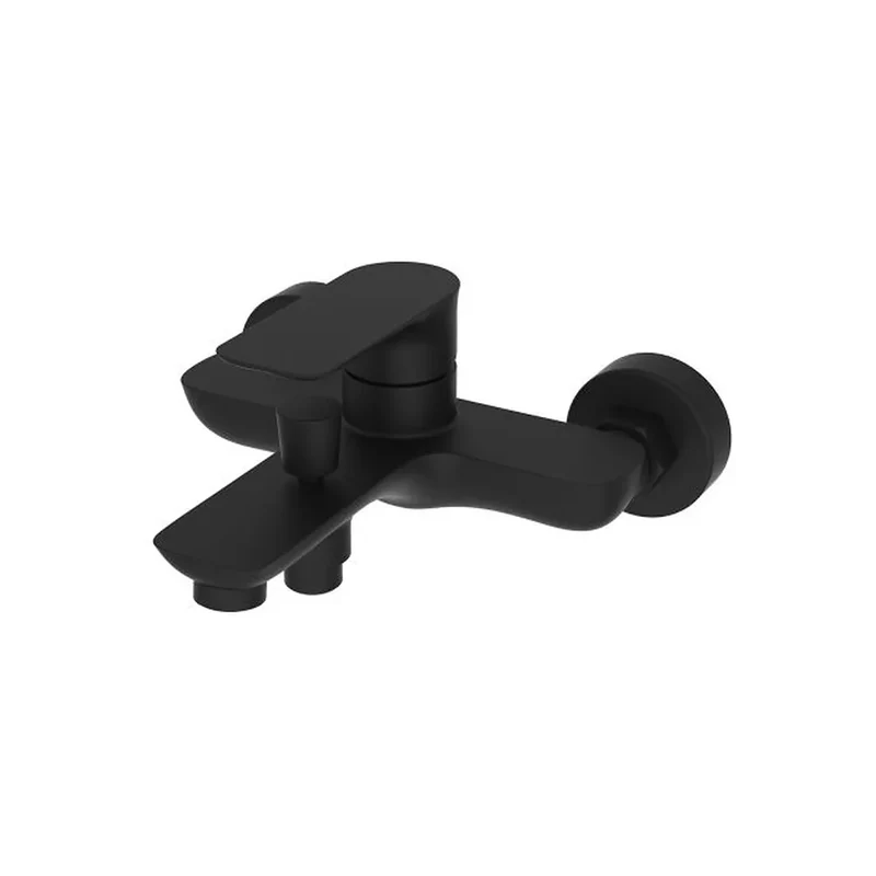 Grifo de Lavabo Monomando Flat Fossil Natura Negro Mate