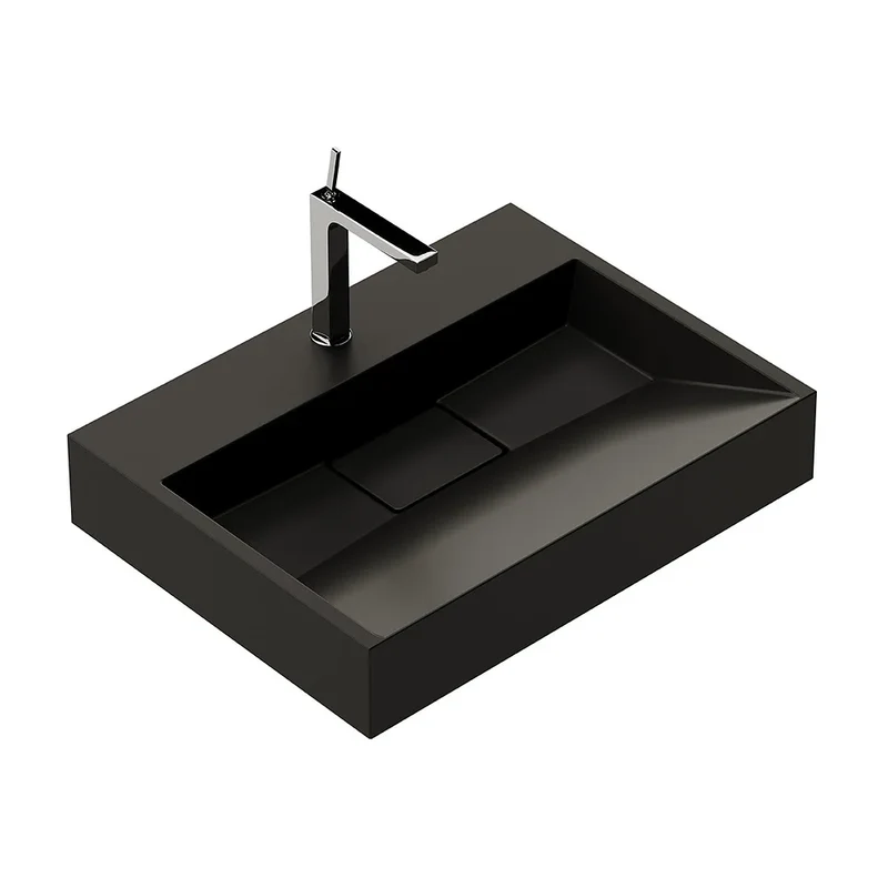 Lavabo Suspendido Marley Fossil Natura Blanco Mate