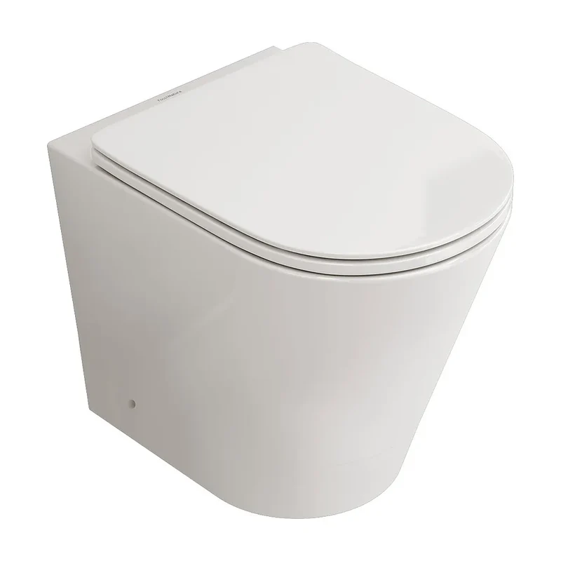 Inodoro Compacto de Suelo Bolonia Fossil Natura Blanco Brillo