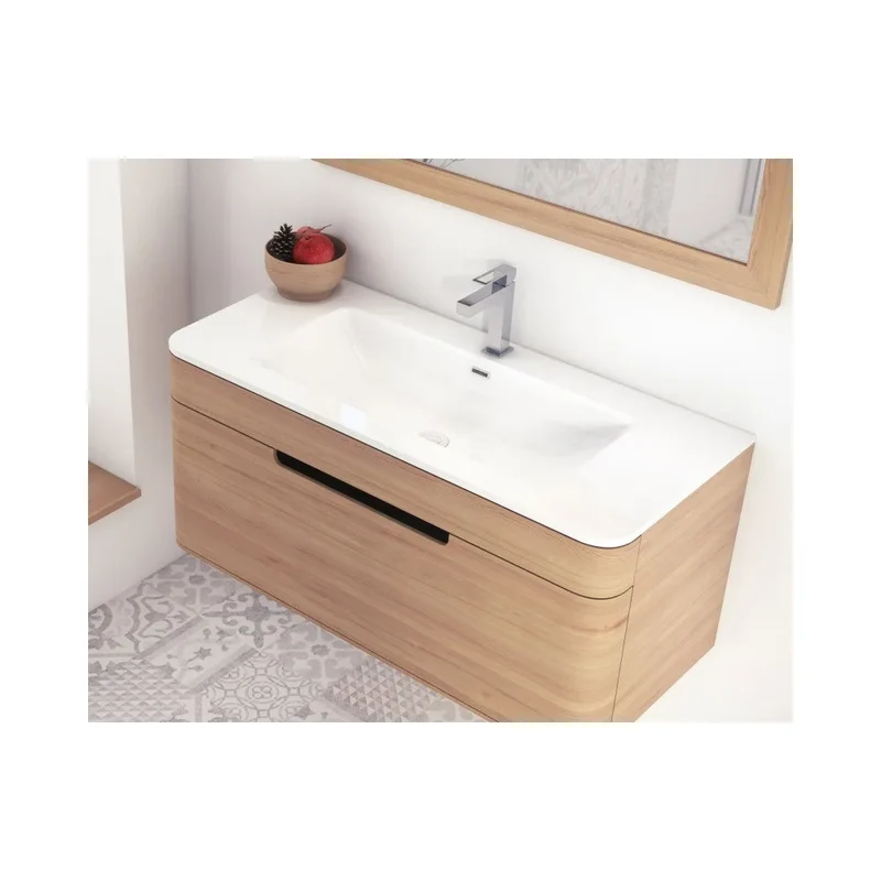 Lavabo de Baño Shape Fossil Natura Blanco Brillo