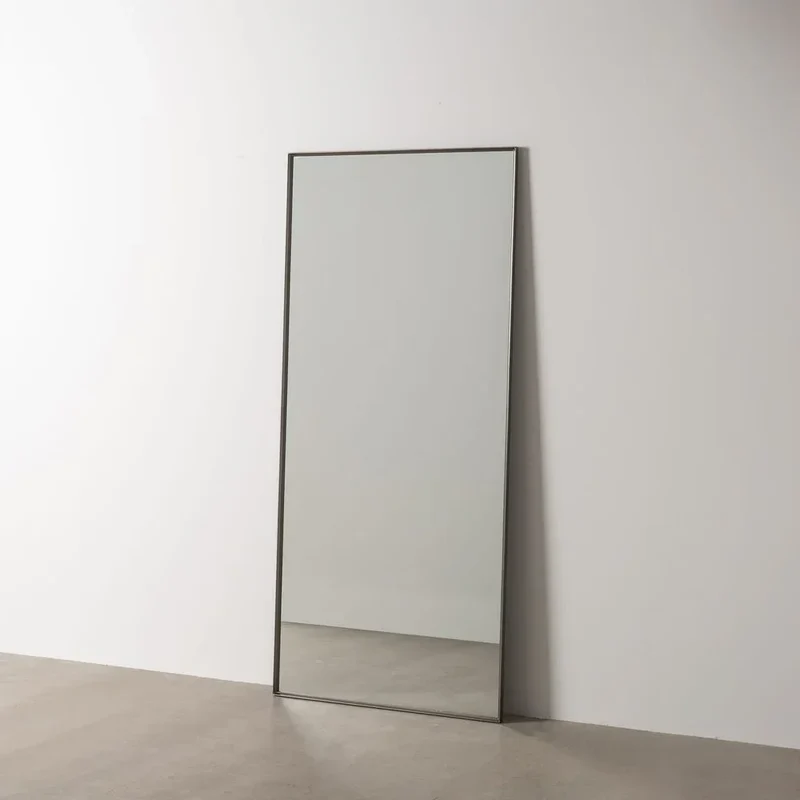 Espejo Acero Metal-Cristal Walli