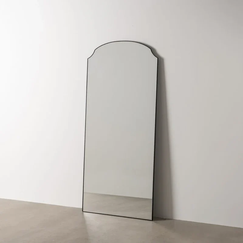 Espejo Negro Metal-Cristal Vertical StyleX