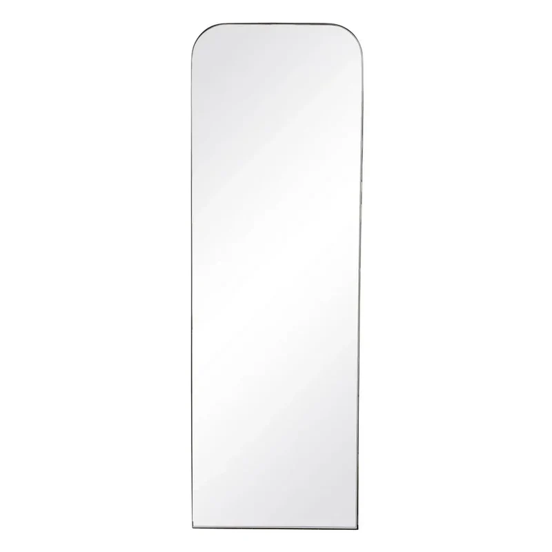 Espejo vestidor de metal negro 50×150 cm – industrial moderno – ORBI