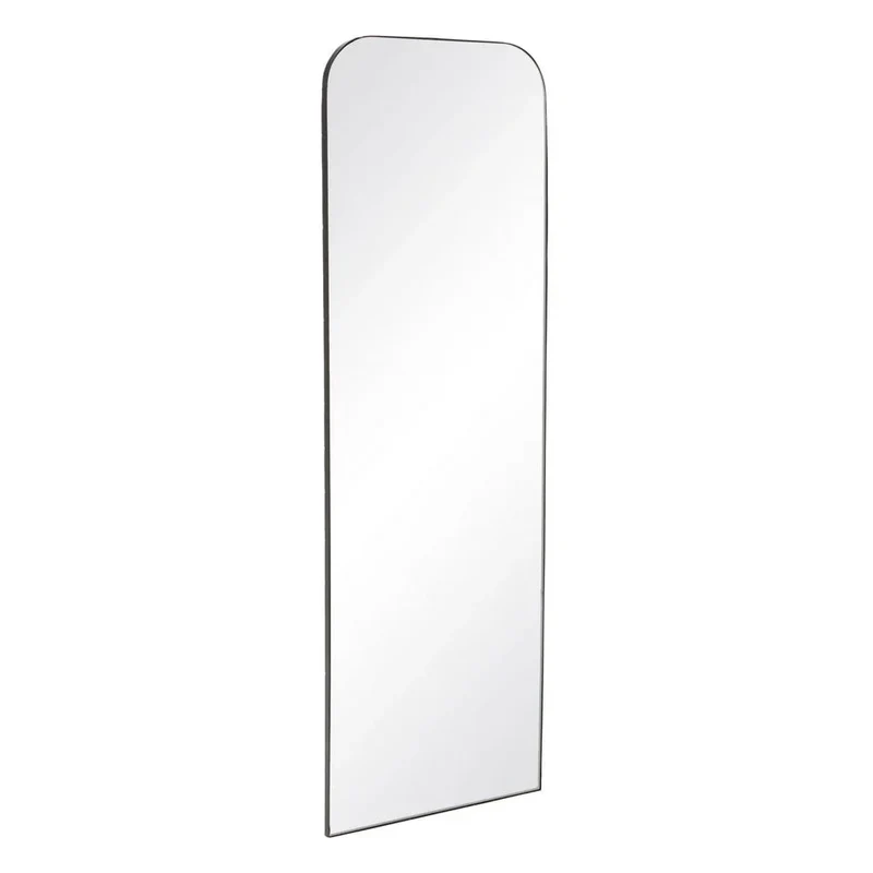 Espejo vestidor de metal negro 50×150 cm – industrial moderno – ORBI