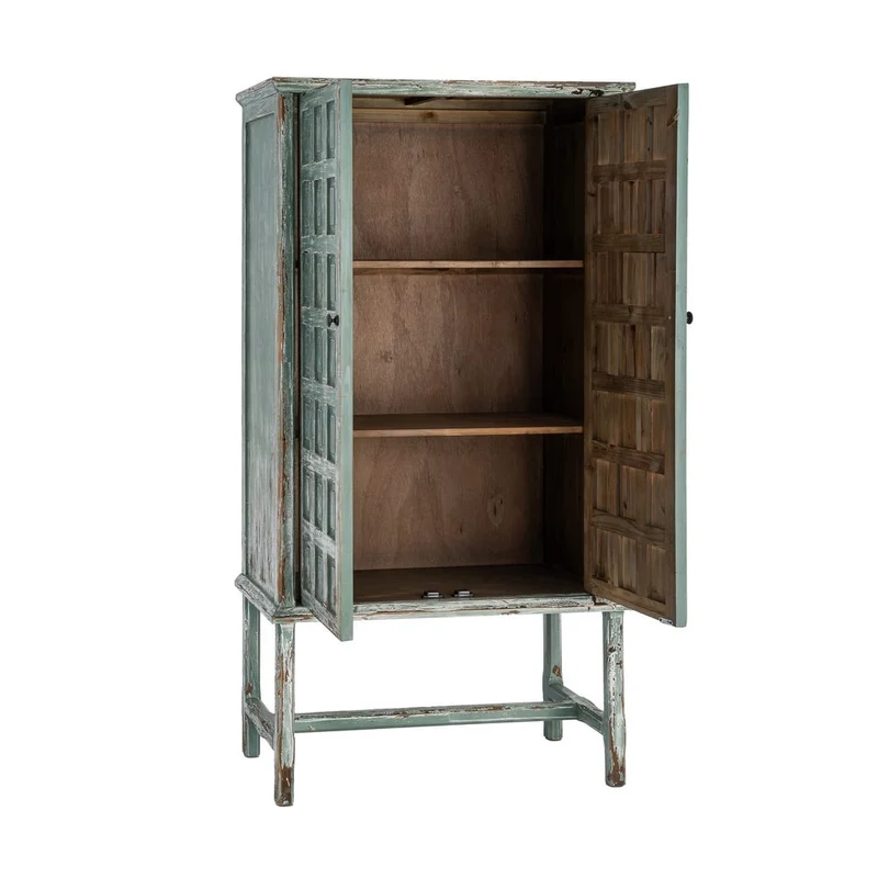Armario de madera de pino reciclada 96x45x181cm - SILO