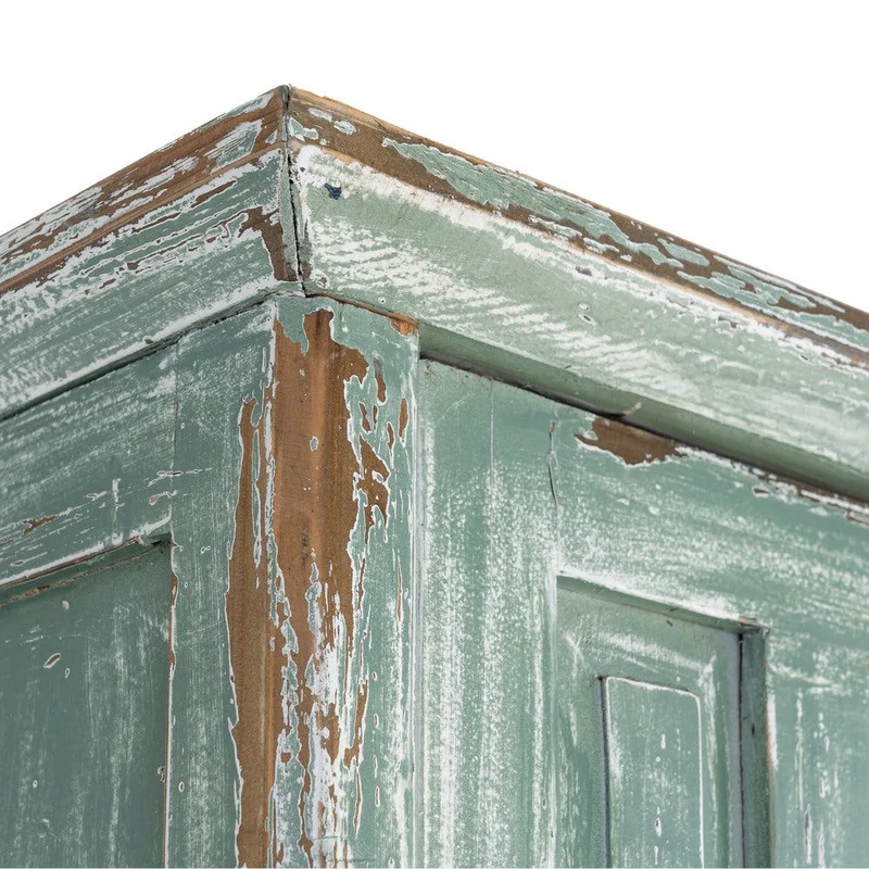 Armario de madera de pino reciclada 96x45x181cm - SILO
