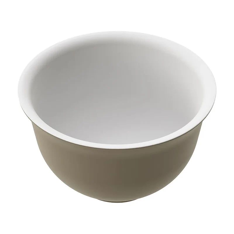 Lavabo Sobre Encimera Bowl Fossil Natura Blanco Mate
