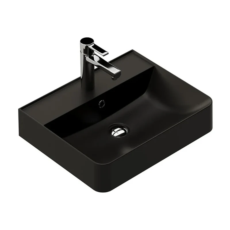 Lavabo Suspendido Kai Fossil Natura Blanco Mate