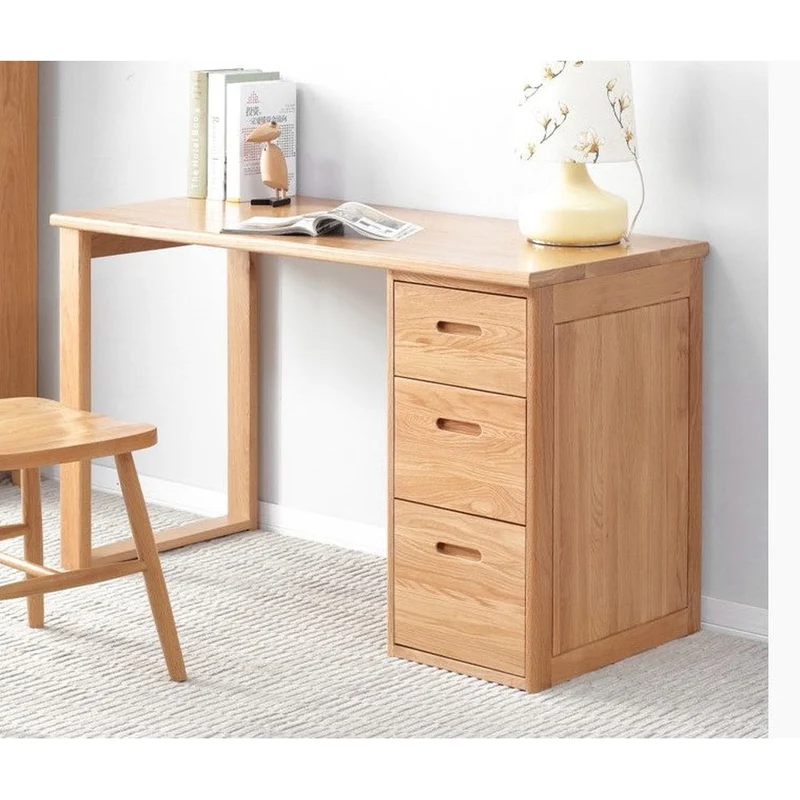 Classy Corner Writing Oak Wood Desk