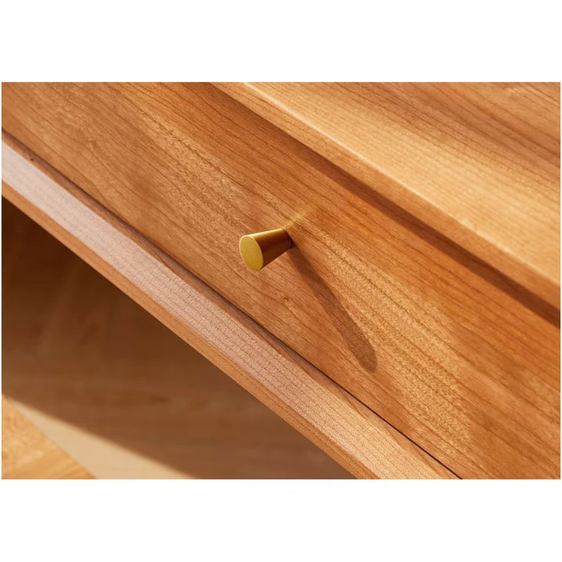 Function First Cherry Wood Desk for Efficiency