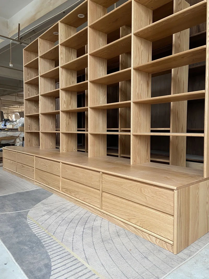 Haven Custom Big Walnut Bookcase