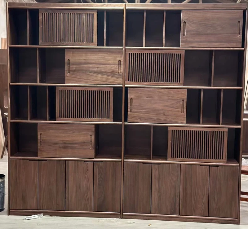 Haven Custom Big Walnut Bookcase