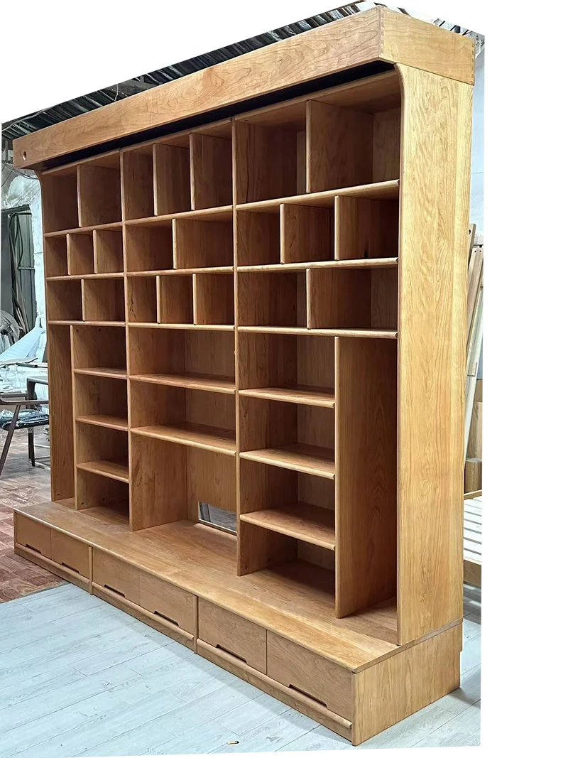 Haven Custom Big Walnut Bookcase