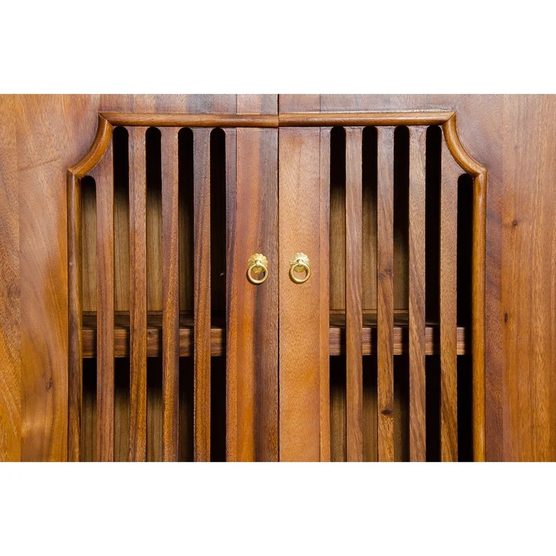 Early Exquisite Africa Walnut Wood Bookcase