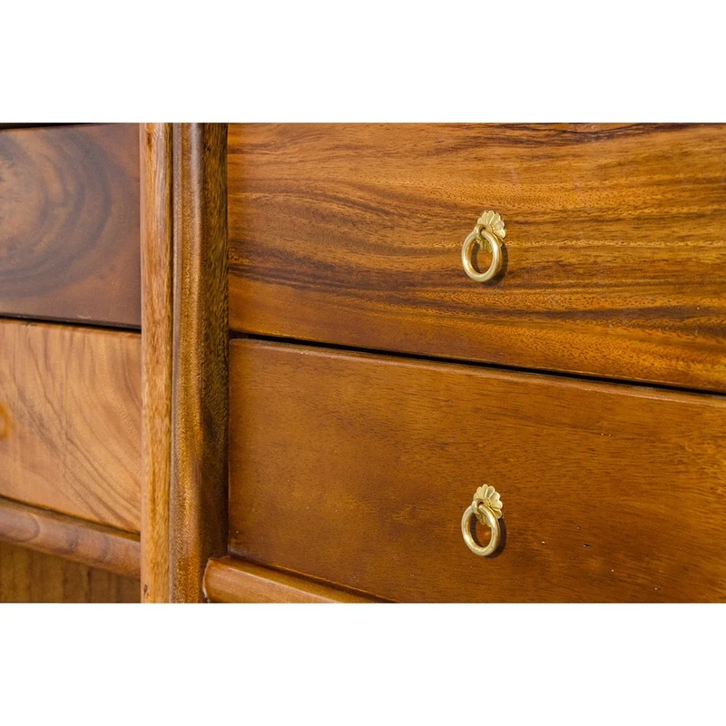 Epicenter 2 Pair Design Monkey Pod Wood Bookshelf