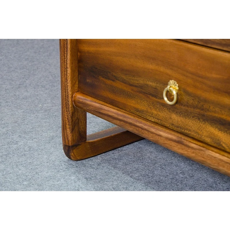 Epicenter 2 Pair Design Monkey Pod Wood Bookshelf