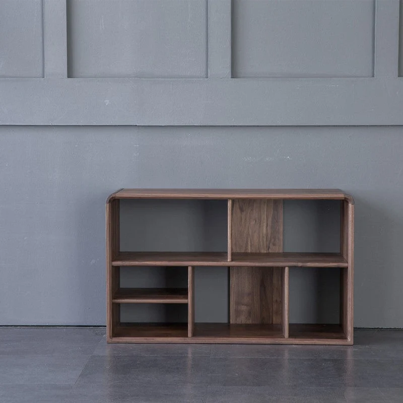 Empress Golden Spindle Walnut Wood Bookcase