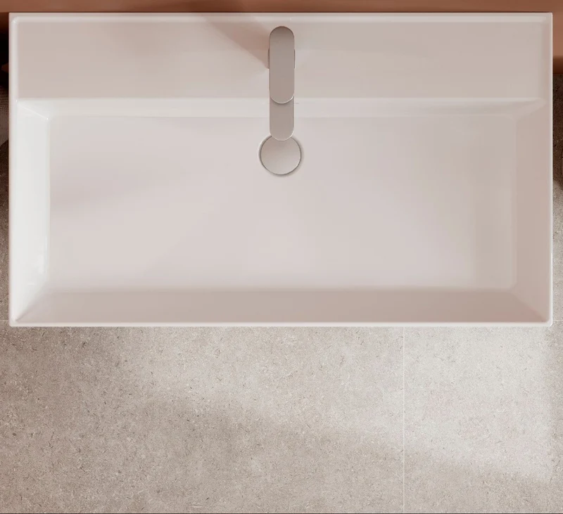 Mueble de Baño BEQUIA 2 Cajones + Lavabo Grueso Veneto de Salgar | 80, 100 y 120 cm