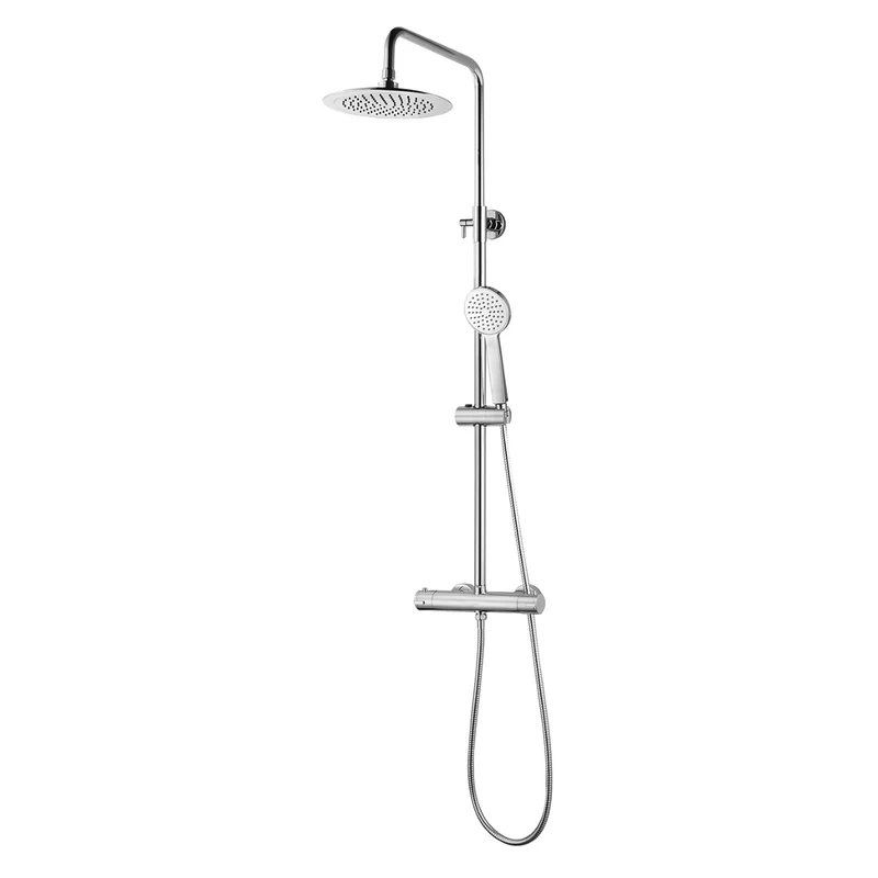 Columna de Ducha Termostática PIPE de lluvibath | Precisión, Seguridad y Diseño Premium