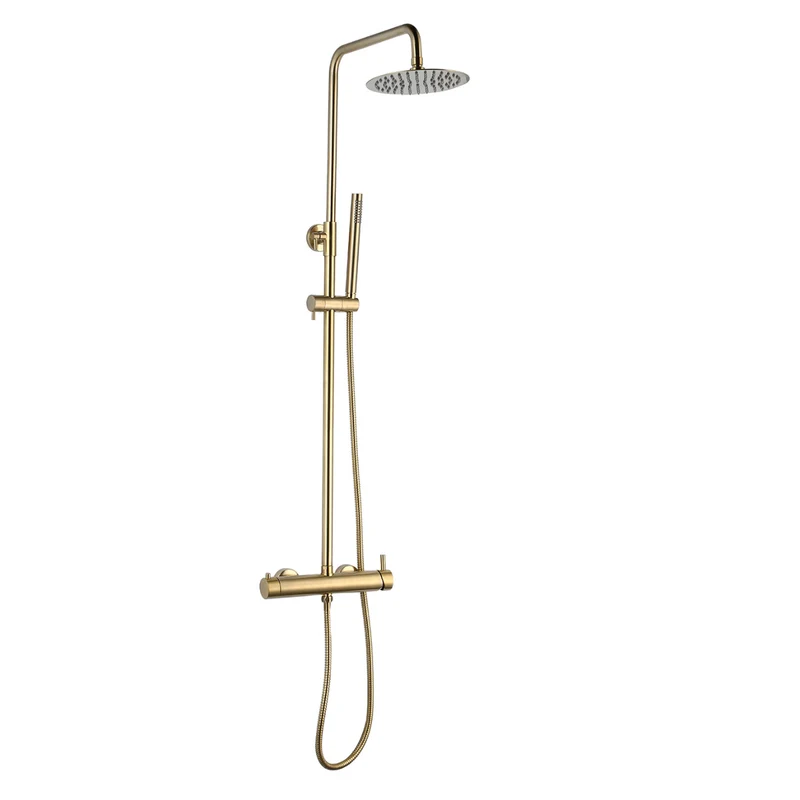 Columna de Ducha Monomando CLEMENT de Lluvibath | Diseño Moderno + Máximo Confort