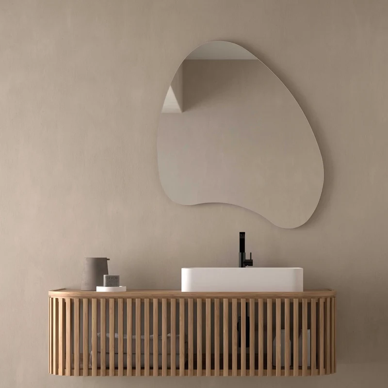 Espejo LIMA Dyled – Forma Irregular Elegante y Versátil (80x90 cm)