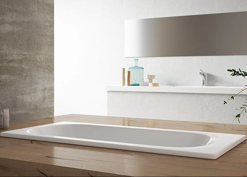 Bañera de encastre INCA de Strohm Teka acero esmaltado antideslizante – Resistente y duradera