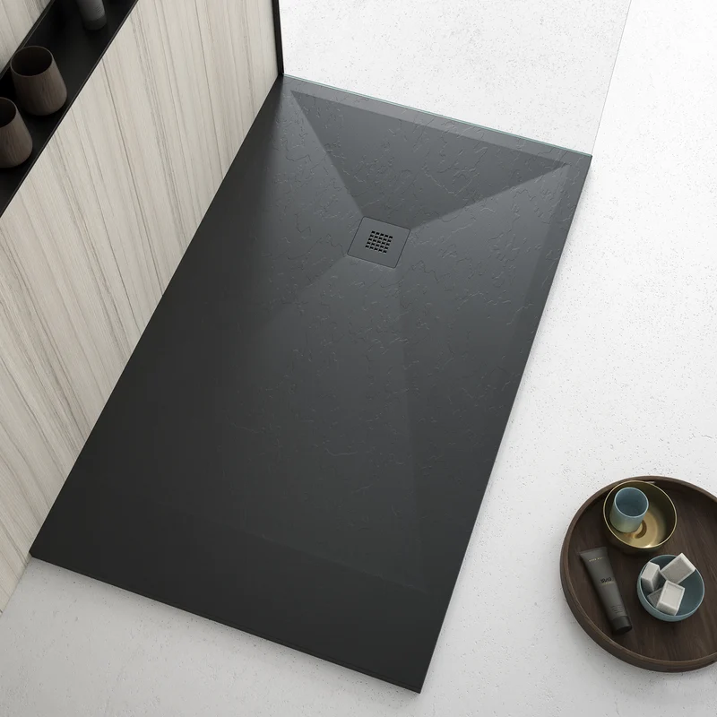 Plato de ducha STONE COAT de Neutrum en Carga mineral.