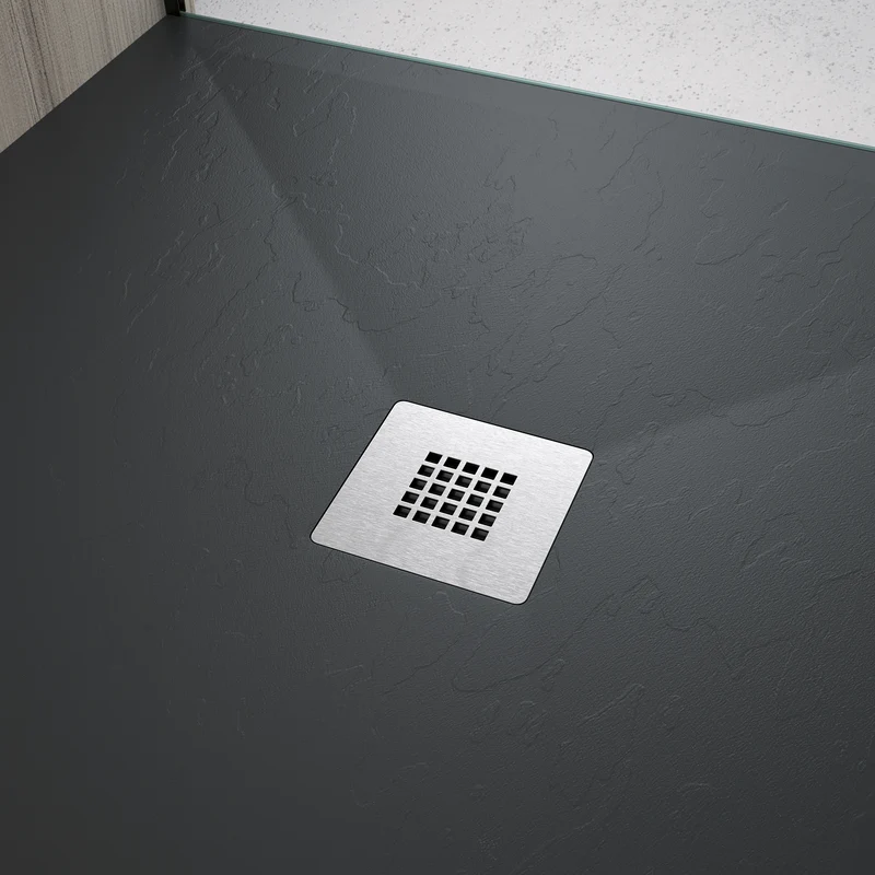 Plato de ducha STONE COAT de Neutrum en Carga mineral.