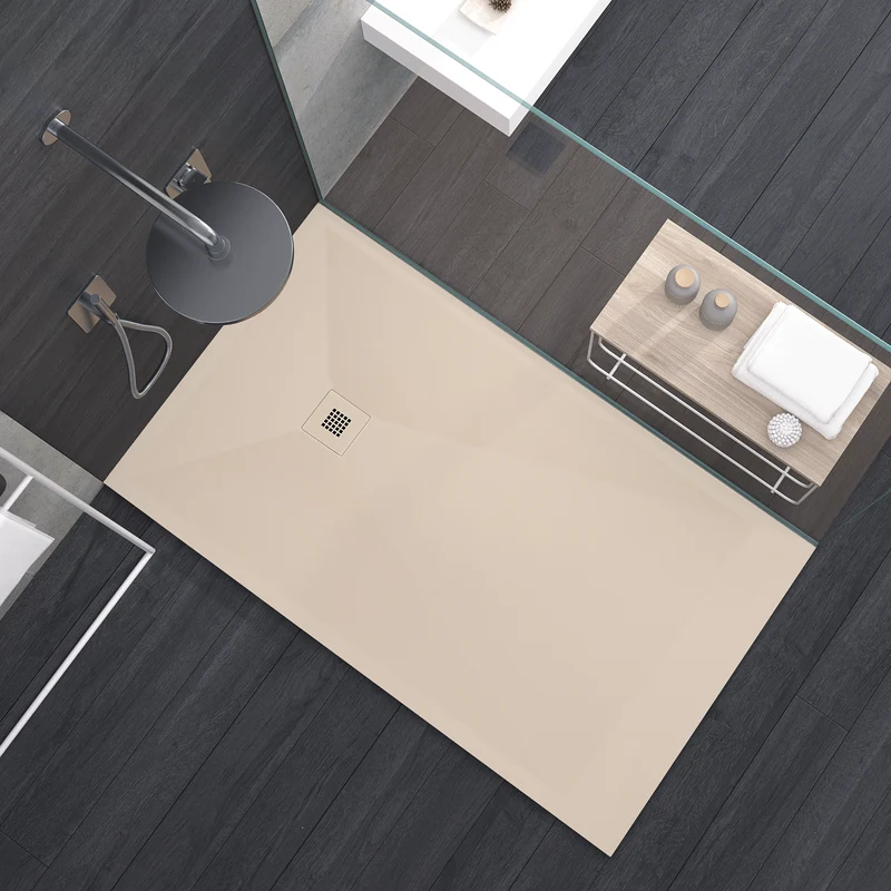 Plato de ducha STONE COAT de Neutrum en Carga mineral.