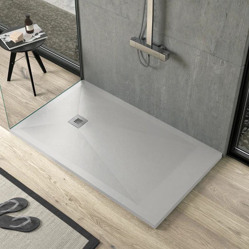 Plato de ducha STONE COAT de Neutrum en Carga mineral.