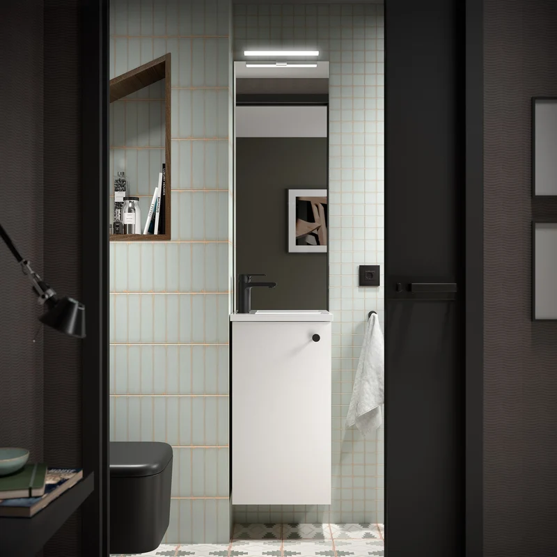 Mueble de baño Compacto MARVILLE con Lavabo (72x40x22 cm)