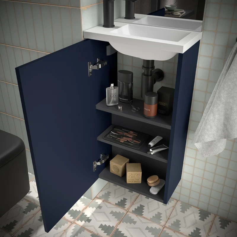 Mueble de baño Compacto MARVILLE con Lavabo (72x40x22 cm)