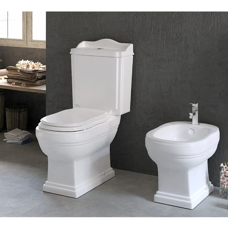 Sanitarios clásicos NANCY de Neutrum en blanco. Inodoro WC | Bidé