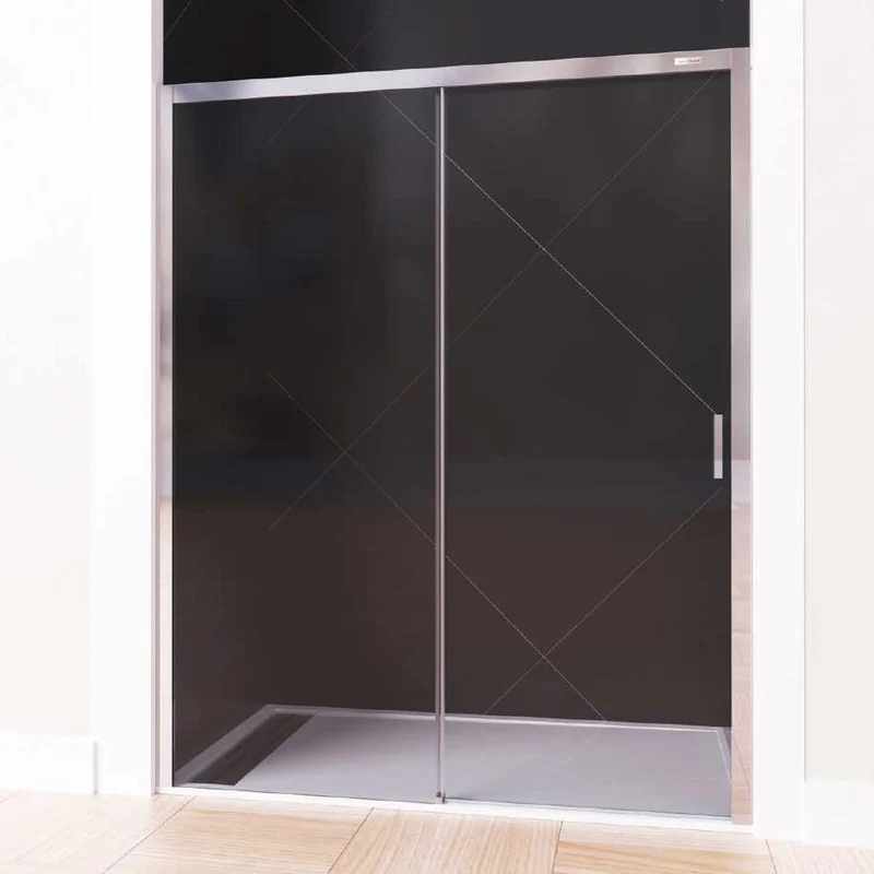Mampara SIA de Seviban frontal de ducha hasta 180 cm de 2 hojas: 1 fija y 1 corredera. A Medida