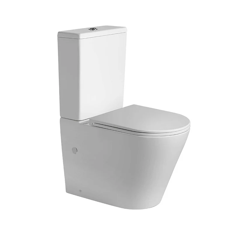 Inodoro BLANCO MATE Rimless modelo Verde de Becrisa