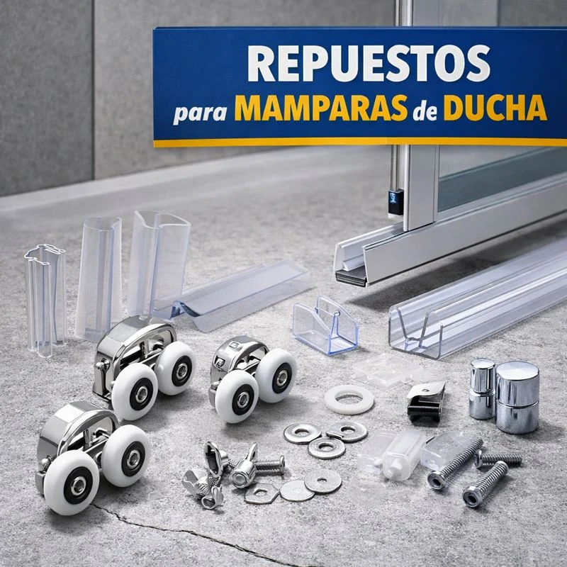 Repuestos para mamparas de ducha: